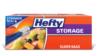 hefty storage bags