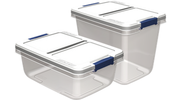 storage bins with lids on sale