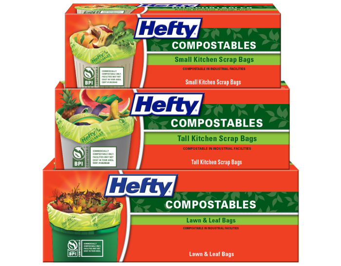 Hefty Compostables Stacked Product