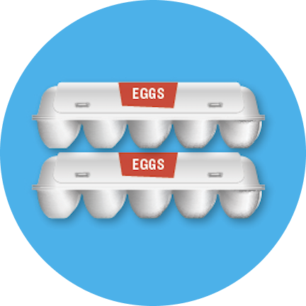 Foam egg cartons