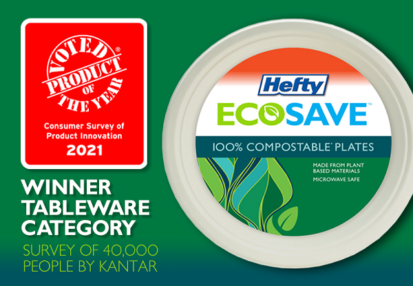 Hefty ECOSAVE Product of the Year