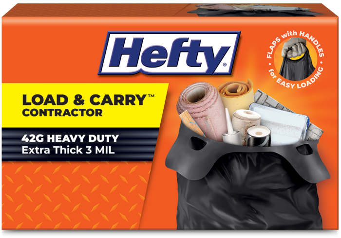 Homeplus 6183958, 42 gal. 3 mil. Heavy Duty Contractor Bags, Box of 20 Bags,  FS