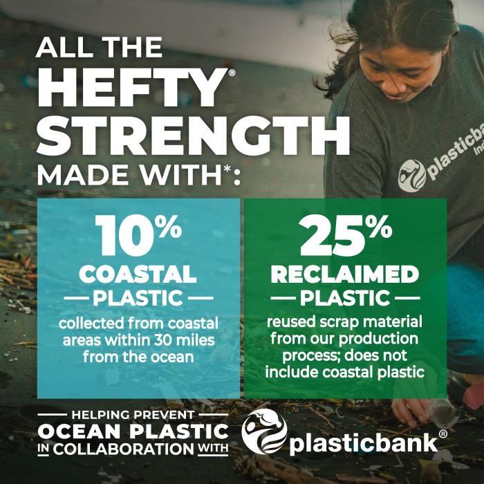 Hefty Partnership with Plastic Bank