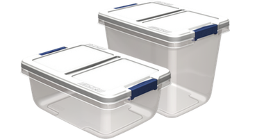 40 qt clear storage bin