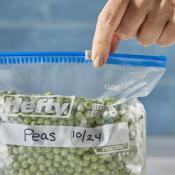 hefty ziploc freezer bolsas