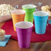 Hefty Party On Disposable Plastic Cups, Assorted, 16 Ounce, 100 Count -  Vibrant
